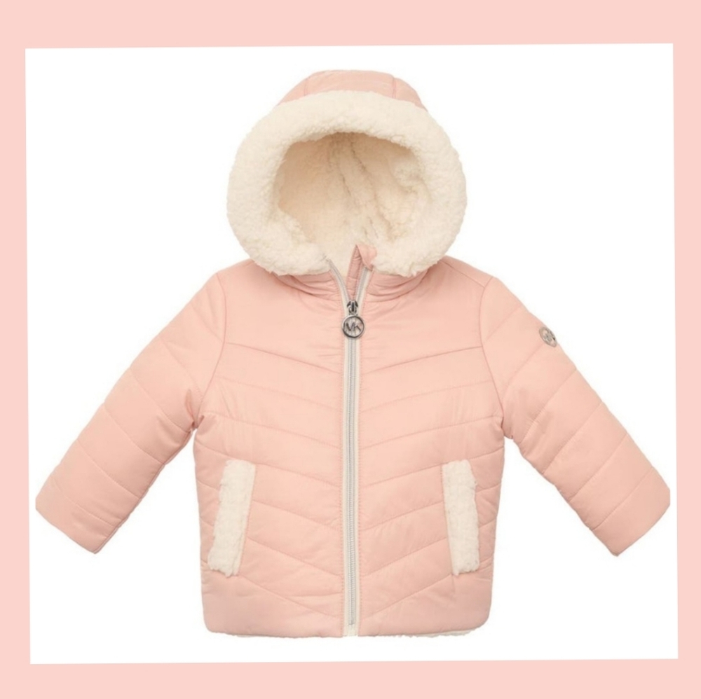 MICHAEL KORS FLEECE LINED QUILTED JACKET